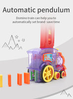 Intelligence Block Set Educational Toy Electric Domino Train