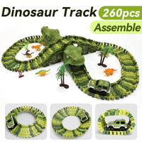 Assemble dinosaur track