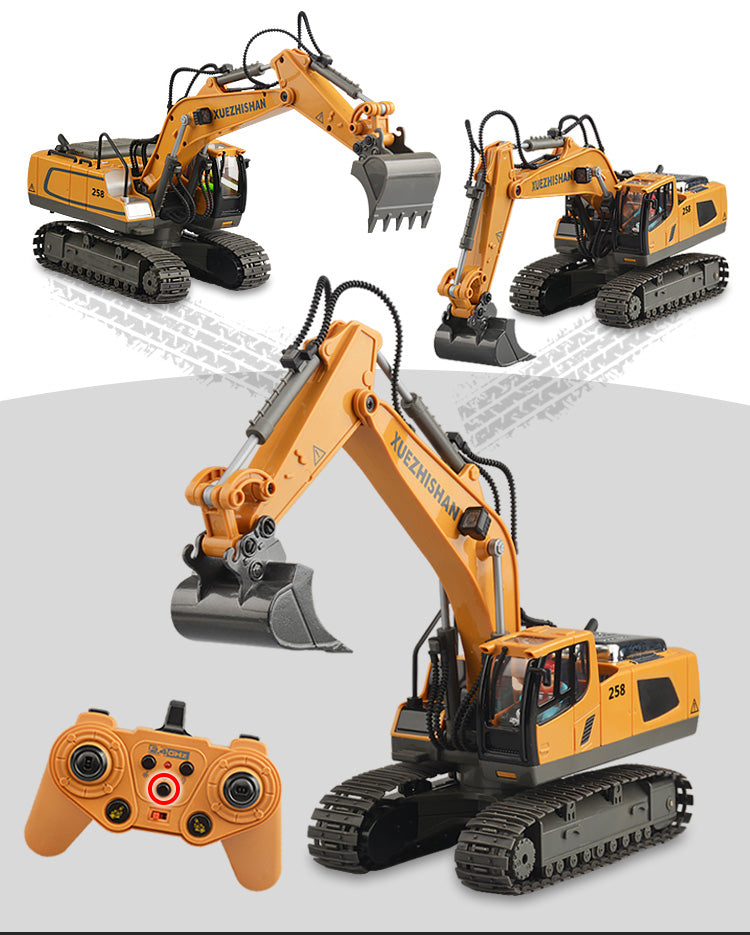 11CH Alloy Remote Control Excavator Car