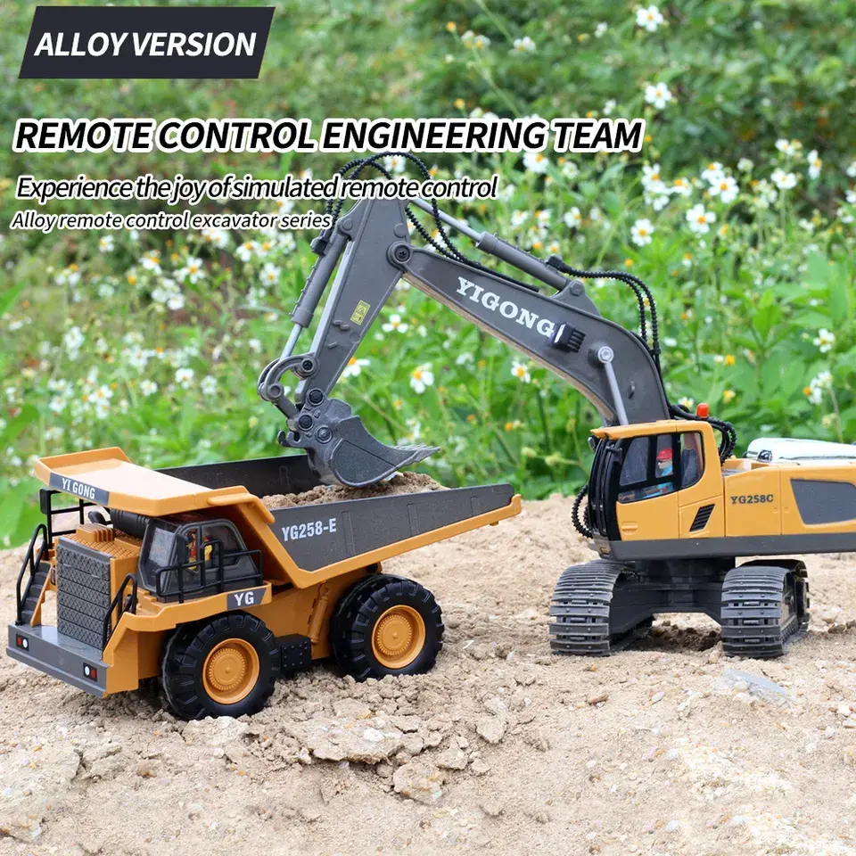 11CH Alloy Remote Control Excavator Car