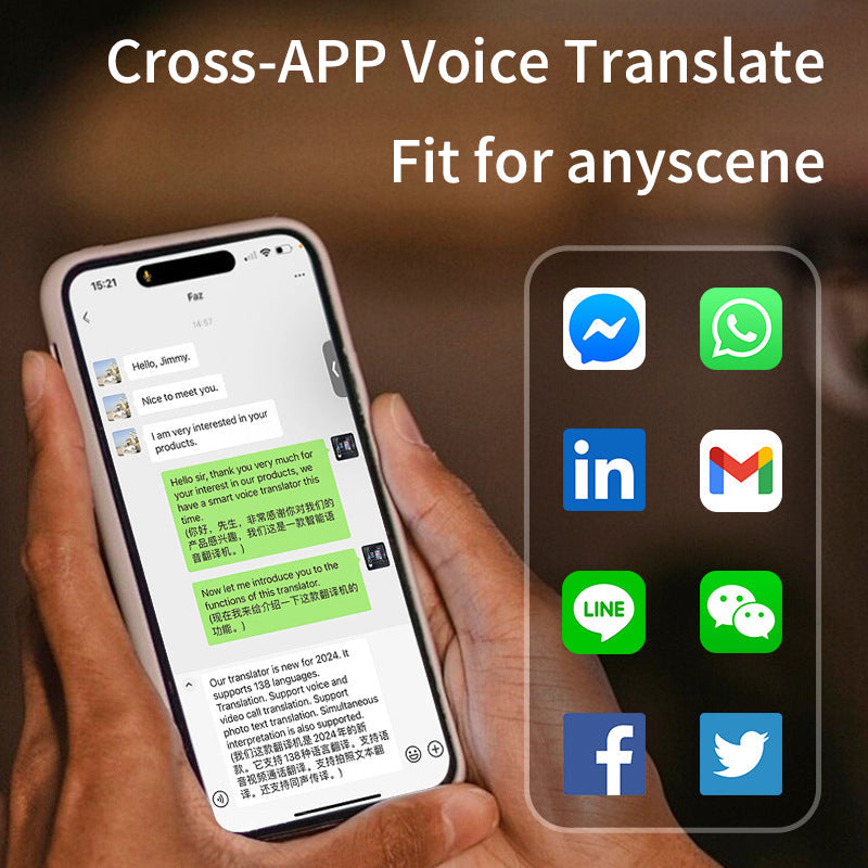 Mobile Phone Translator Simultaneous Interpretation Translation for Speak Freely