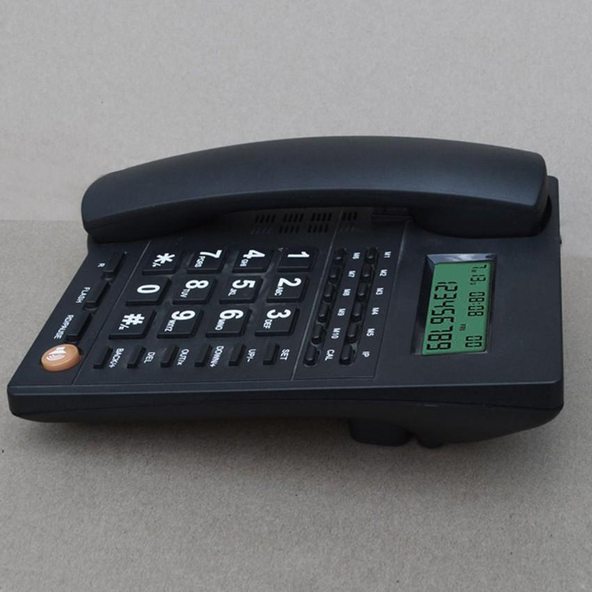 LCD Corded Caller ID Telephone Home Office Wired Landline Telephone Set Phone Caller