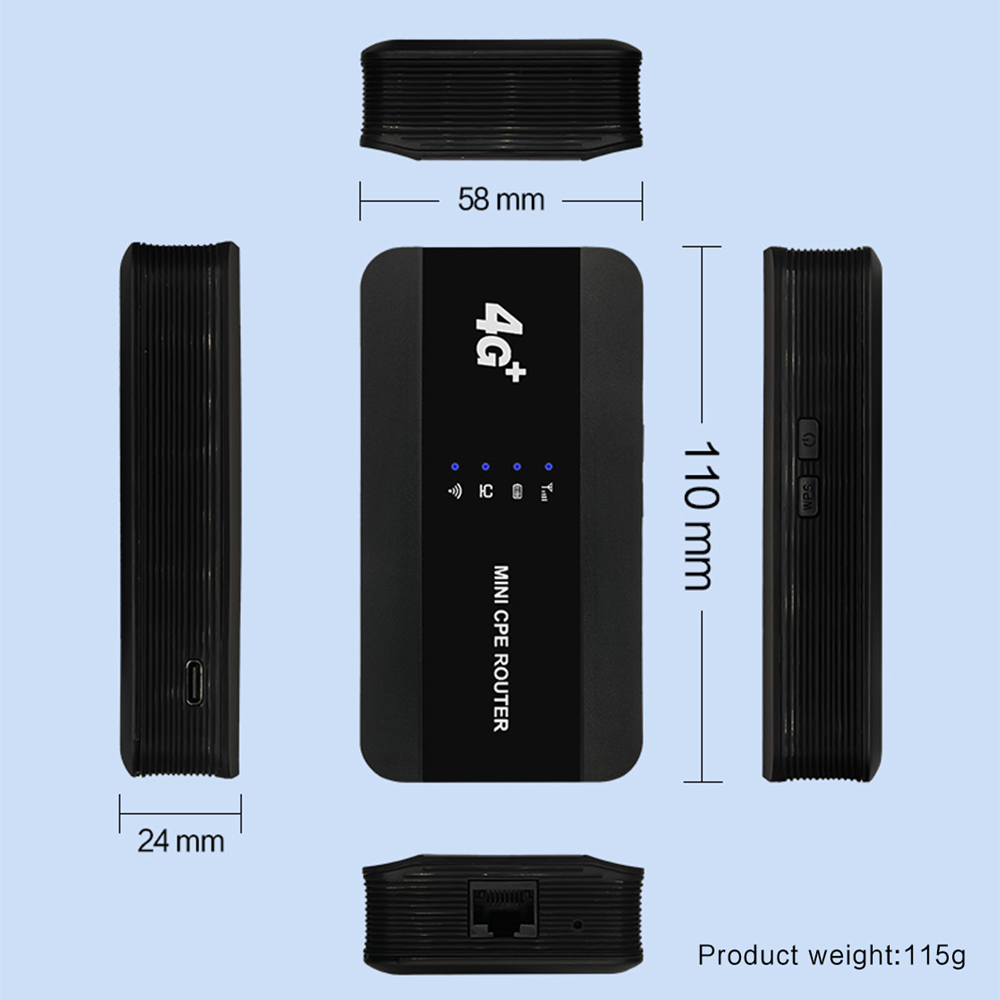 WIFI6 4G CPE Mini Router M10EW