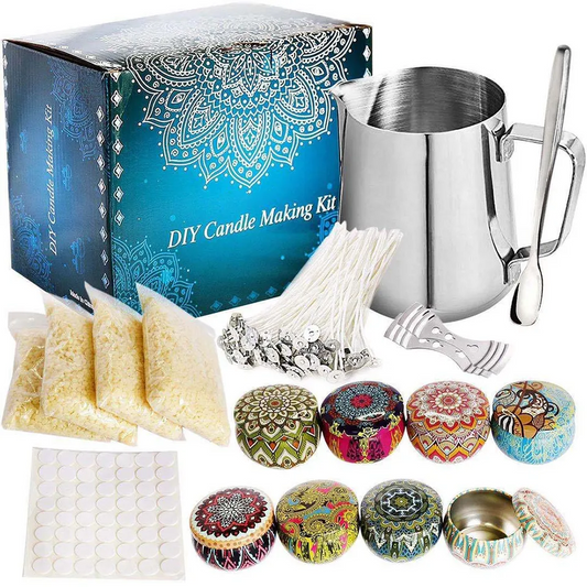 Candle Making Kit DIY Candle Craft Tool Set Pouring Pot Wick Wax Gift