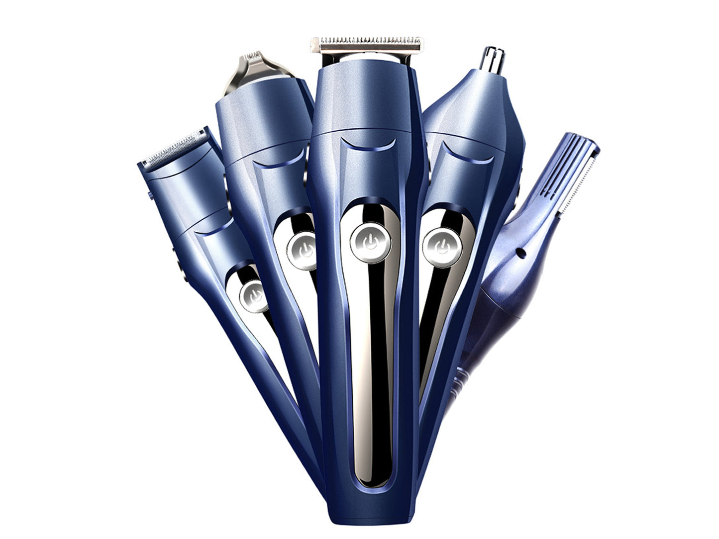 MARKES Professional Hair Clipper, 5-in-1 Multi Grooming Kit for Beard or Hair with Nose Trimmer Tool and Set Lock LCD Digital Clipper