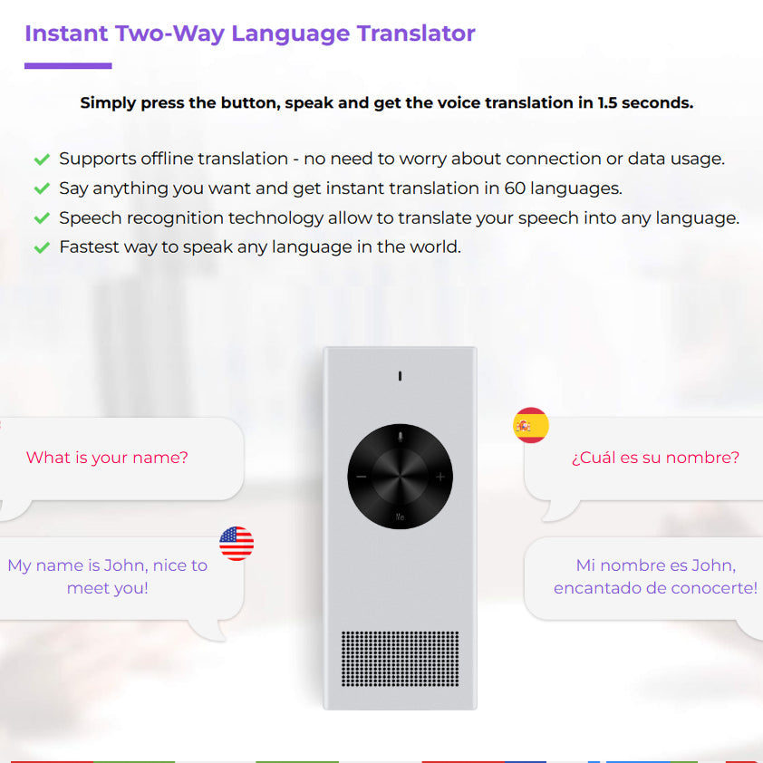 AI intelligent translation device