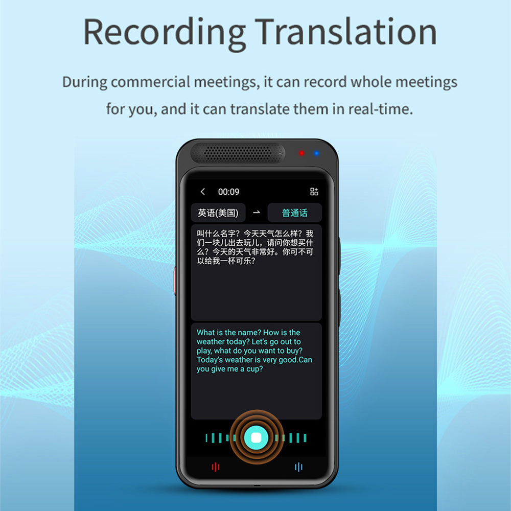 Two-Way offline Voice Interpreter Language Translator Device