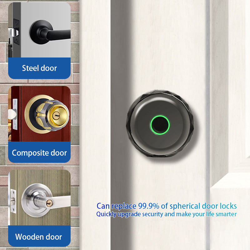 Semi-automatic wooden door combination lock