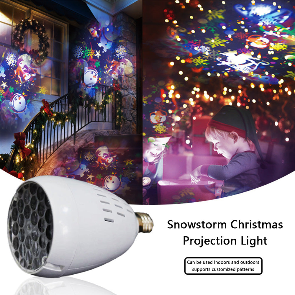 Snowstorm Christmas Projection Light