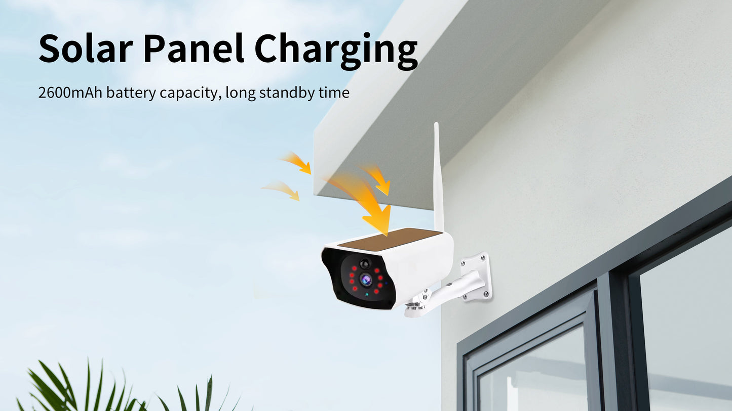 RYG 4G/LTE Solar CCTV Security Camera Package with Battery and 32G SD Card