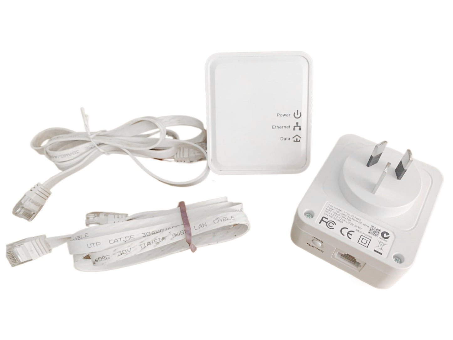 HomePlug AV 600 Mbps standard Powerline adapters(2 x PLC Units)