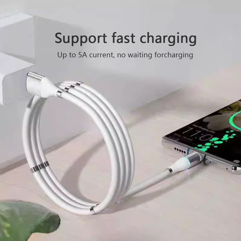 3 IN 1 PD Fast Charge Cable with magnetic