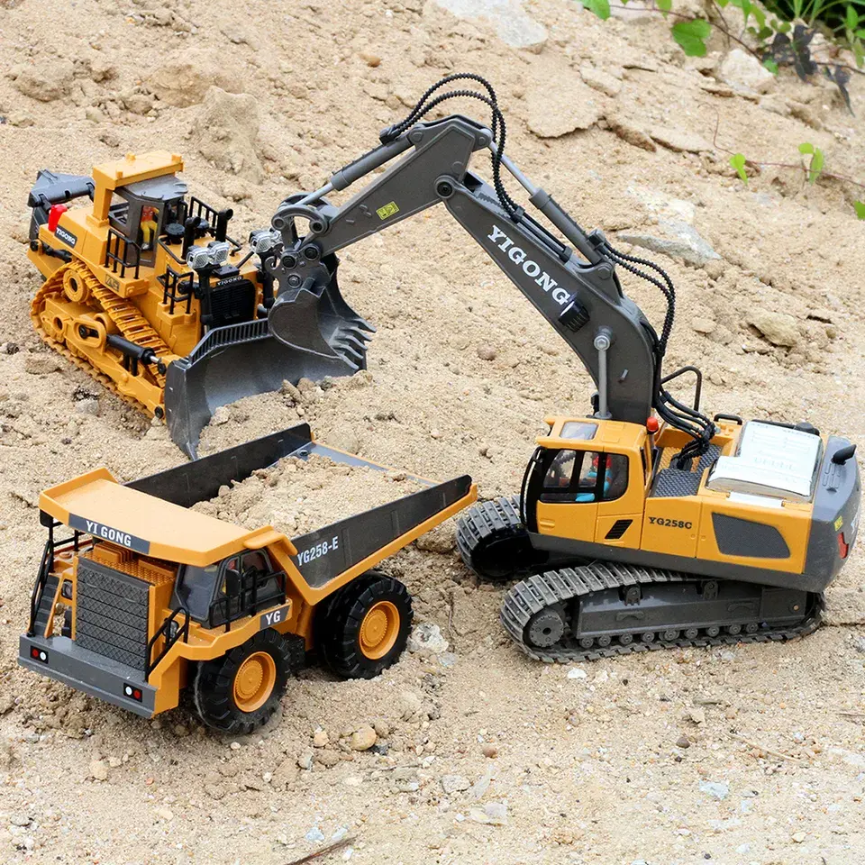 11CH Alloy Remote Control Excavator Car