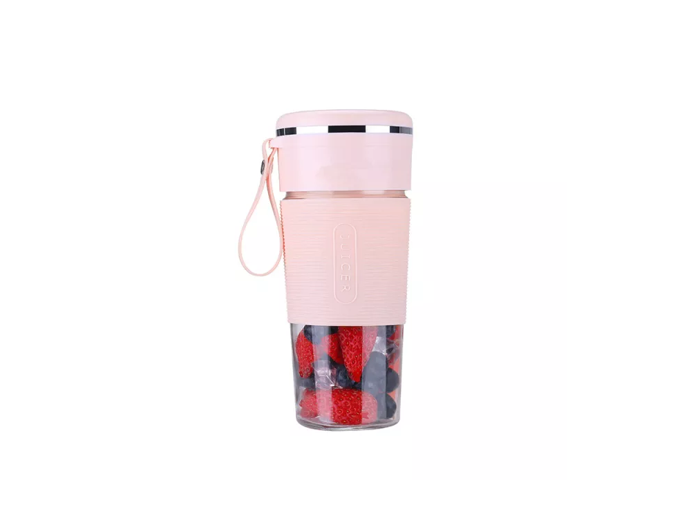 Portable Juice Blender Cup with 6 Blades Ice Crusher & USB Rechargeable