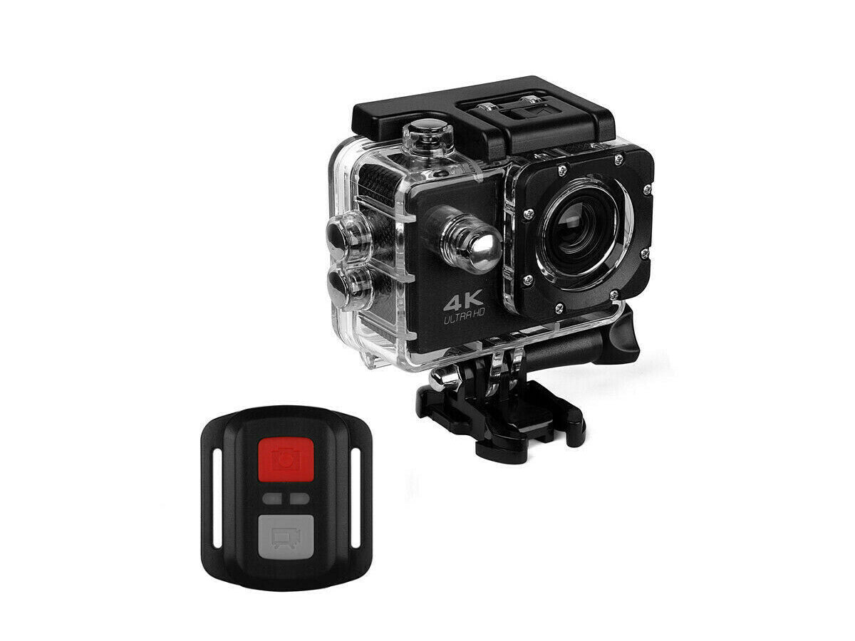 RYG 4K HD Sports Action Camera with Wi-Fi & Remote