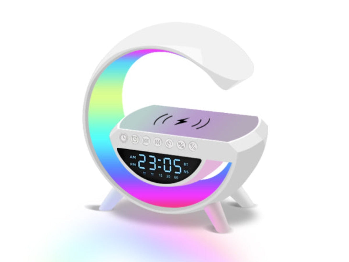 RYG 3 in 1 Rainbow Multi-function Night Light Wireless Charging Stereo