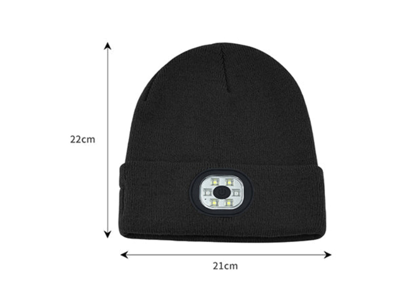 RYG USB Charging Bluetooth Music With LED Light Knitted Hat