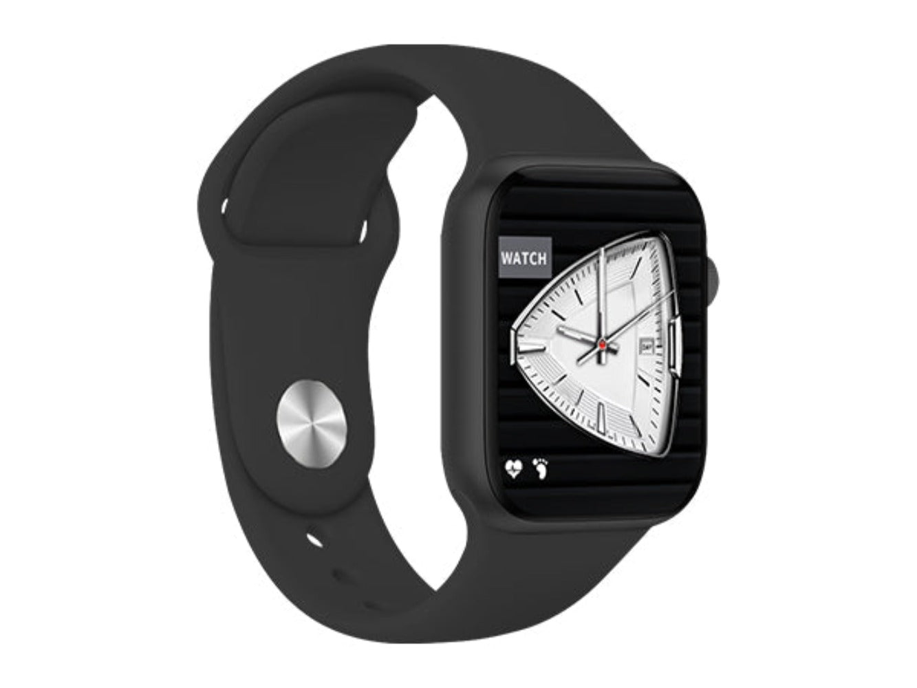 RYG Extremely Narrow Edge Large Screen Smart watch - Black