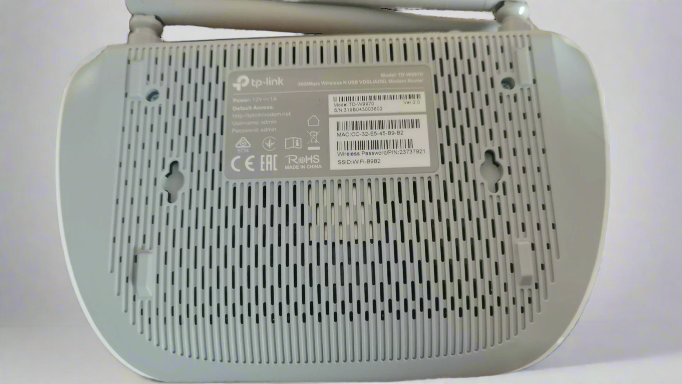 TPLINK N300 VDSL2 Modem Router with Gigabit Ports