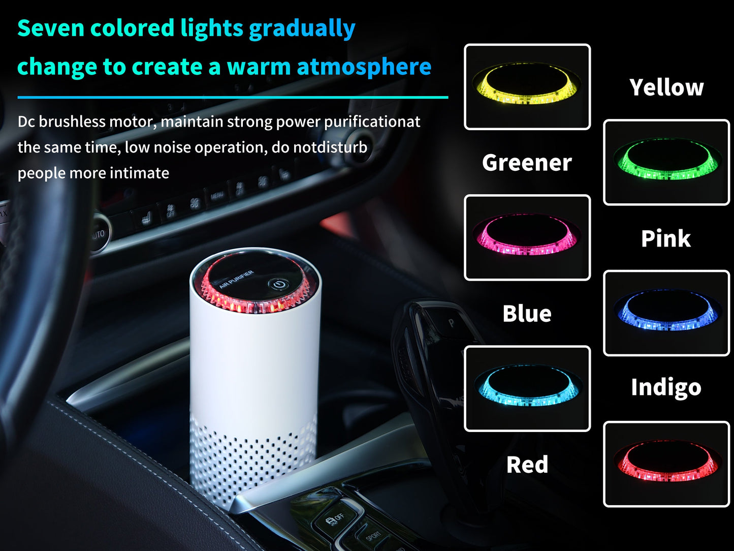 Portable Home Car Air Purifier