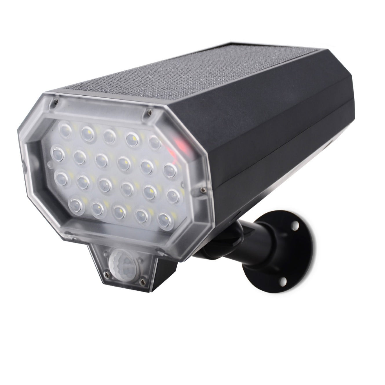 LED solar multifunctional spotlight with automatic tracking and rotation